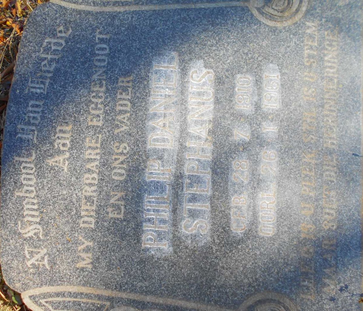 VOSLOO Philip Daniel Stephanus 1910-1961