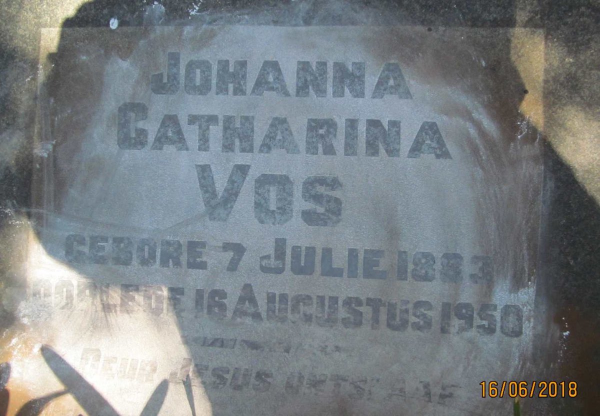 VOS Johanna Catharina 1883-1950