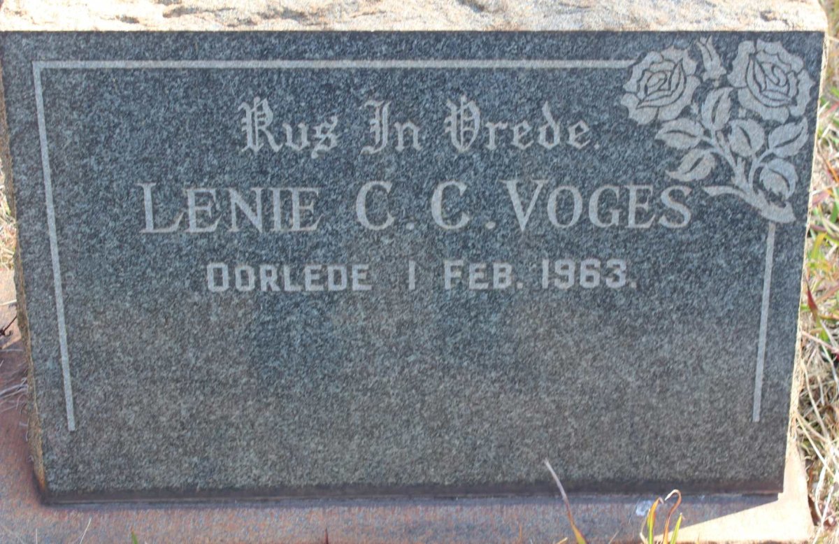 VOGES Lenie C.C. -1963