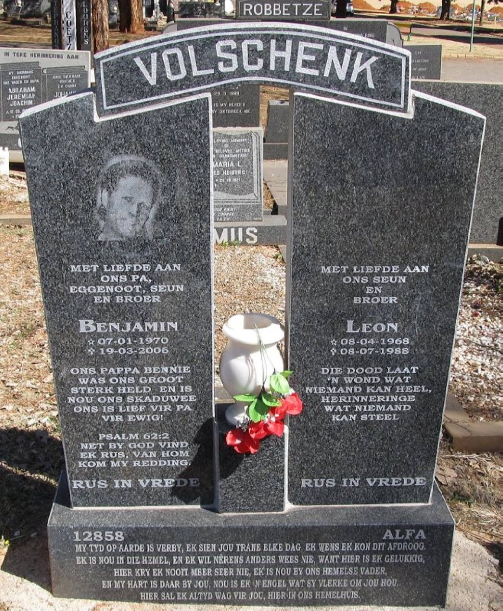 VOLSCHENK Leon 1968-1988 :: VOLSCHENK Benjamin 1970-2006
