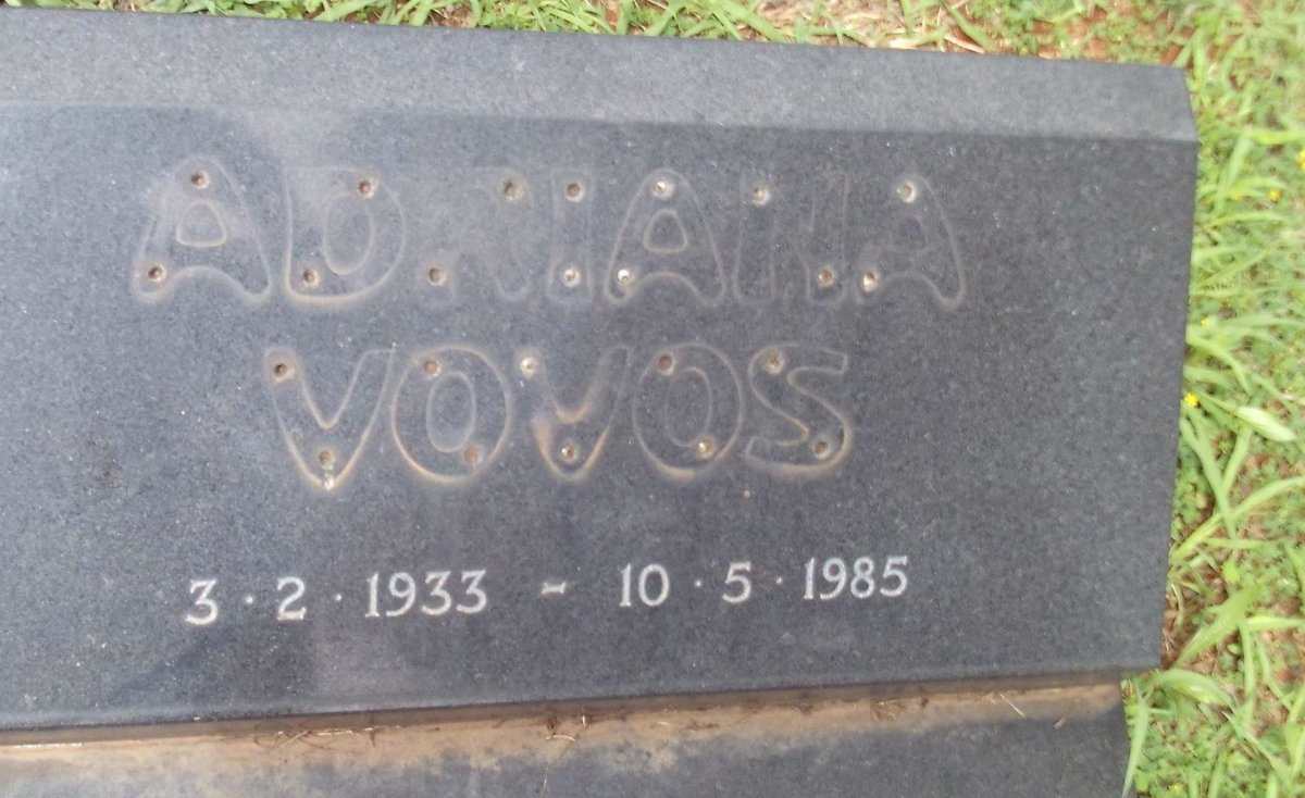 VOVOS Adriana 1933-1985