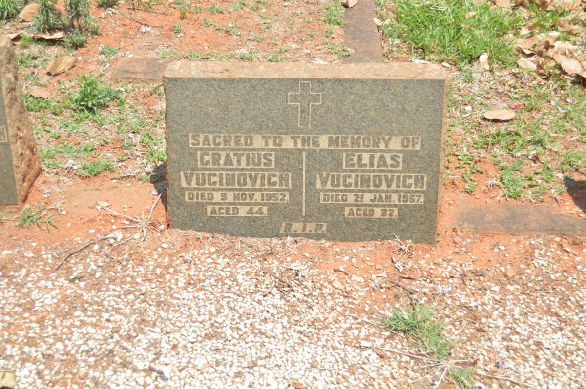 VUCINOVICH Gratius -1952 :: VUCINOVICH Elias -1957