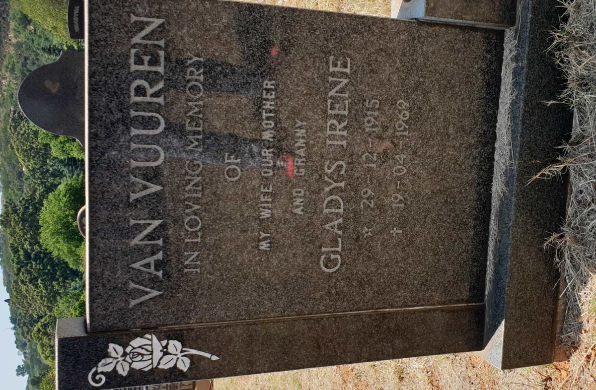 VUUREN Gladys Irene, van 1915-1969