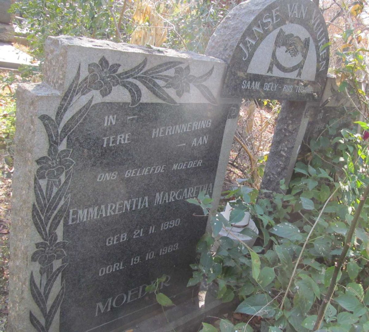 VUUREN Richard Benjamin, Janse van 1880-1963 &amp; Emmerentia Margaretha 1890-1963