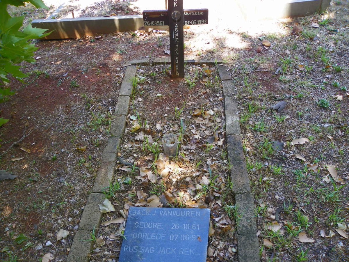 VUUREN Jack, Jansen van 1961-1993