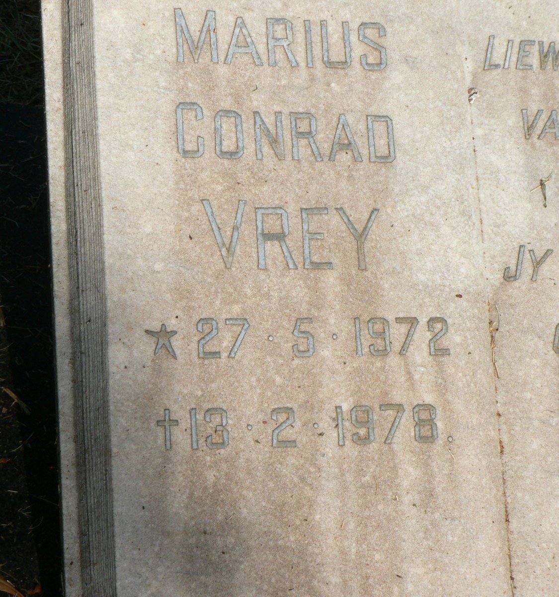 VREY Marius Conrad 1972-1978