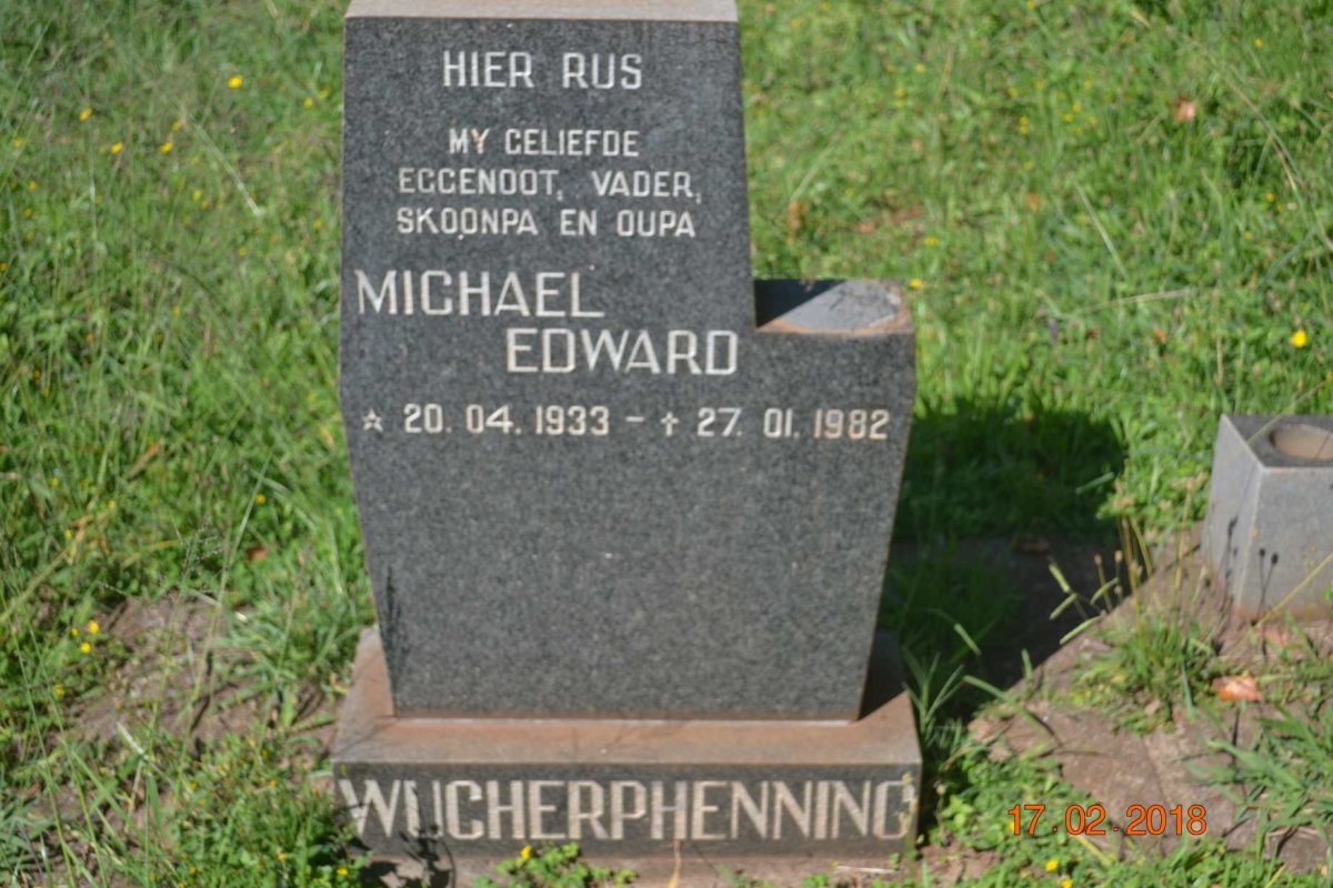 WUCHERPHENNING Michael Edward 1933-1982