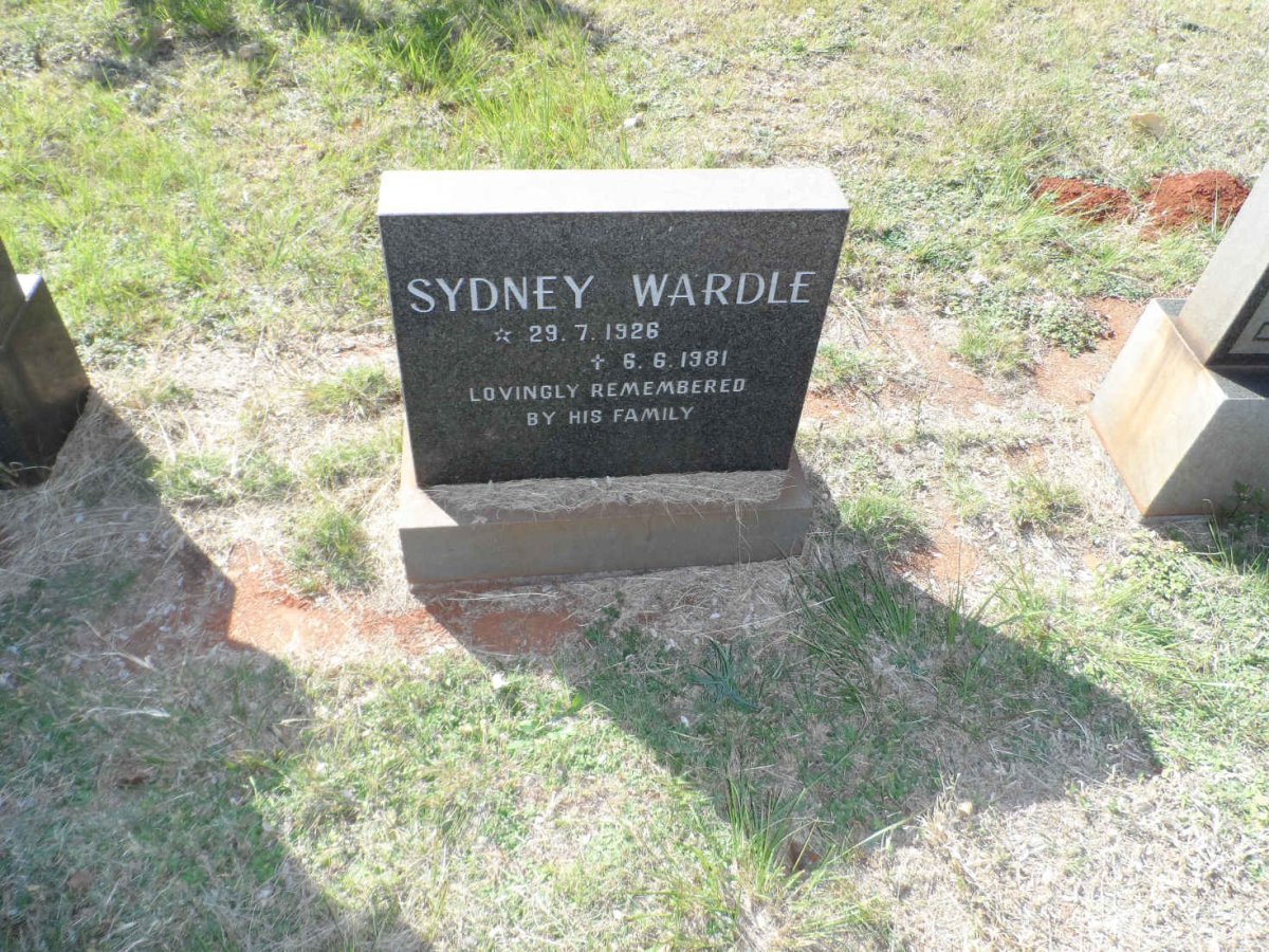 WARDLE Sydney 1926-1981