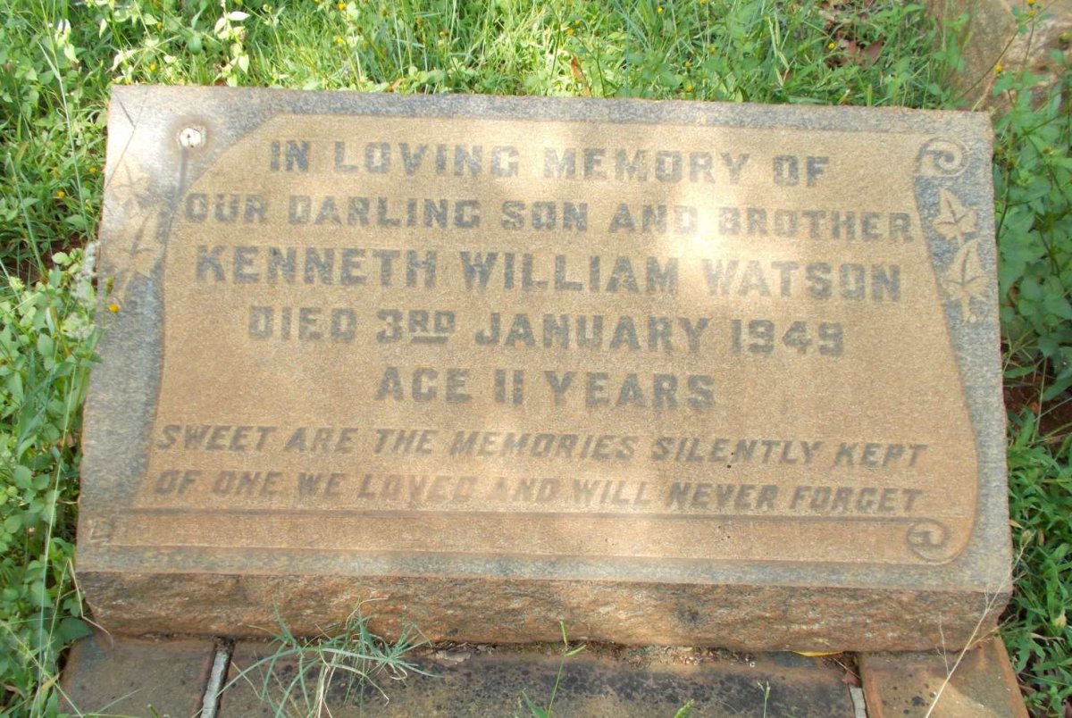 WATSON Kenneth William -1949