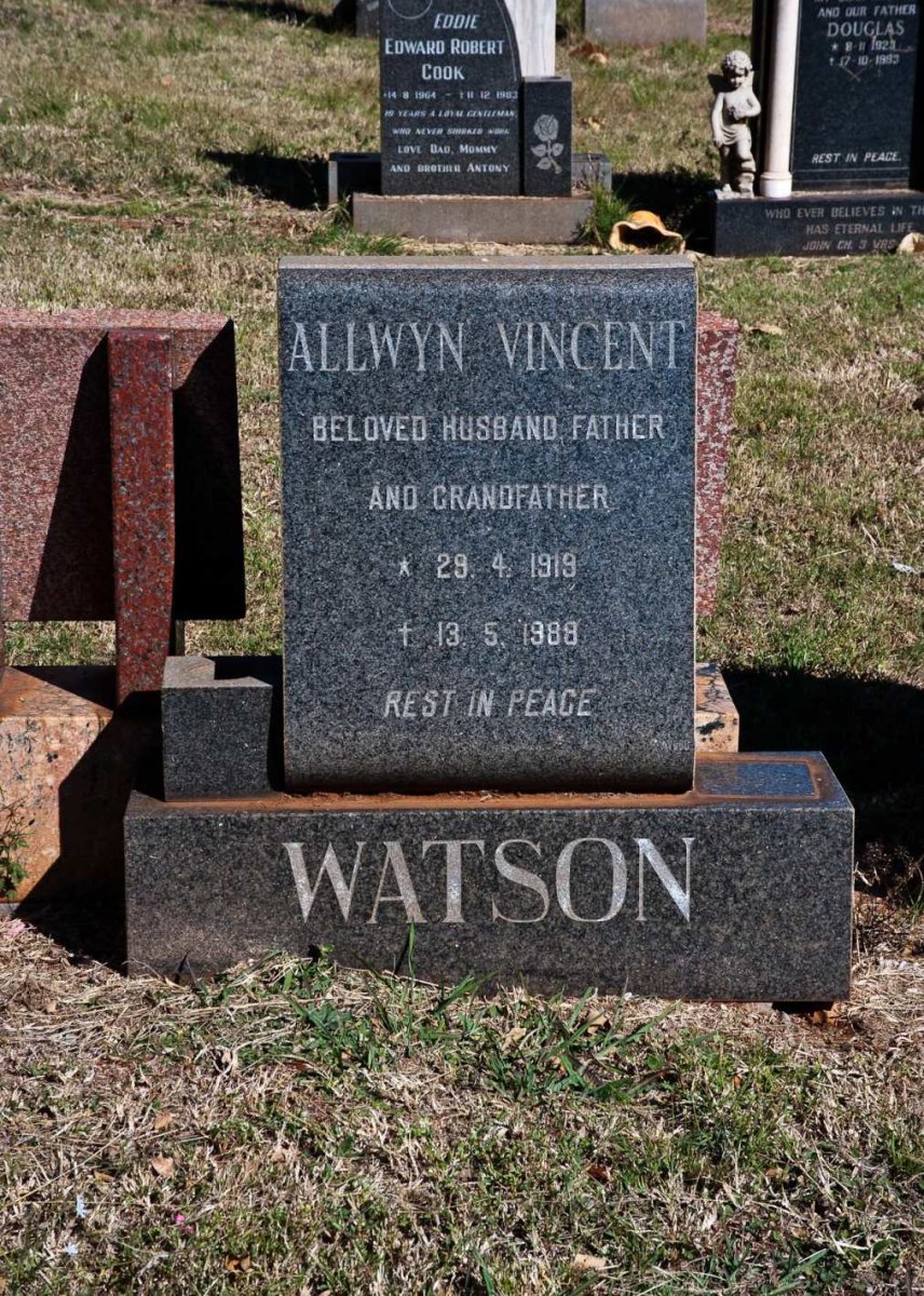 WATSON Allwyn Vincent 1919-1988