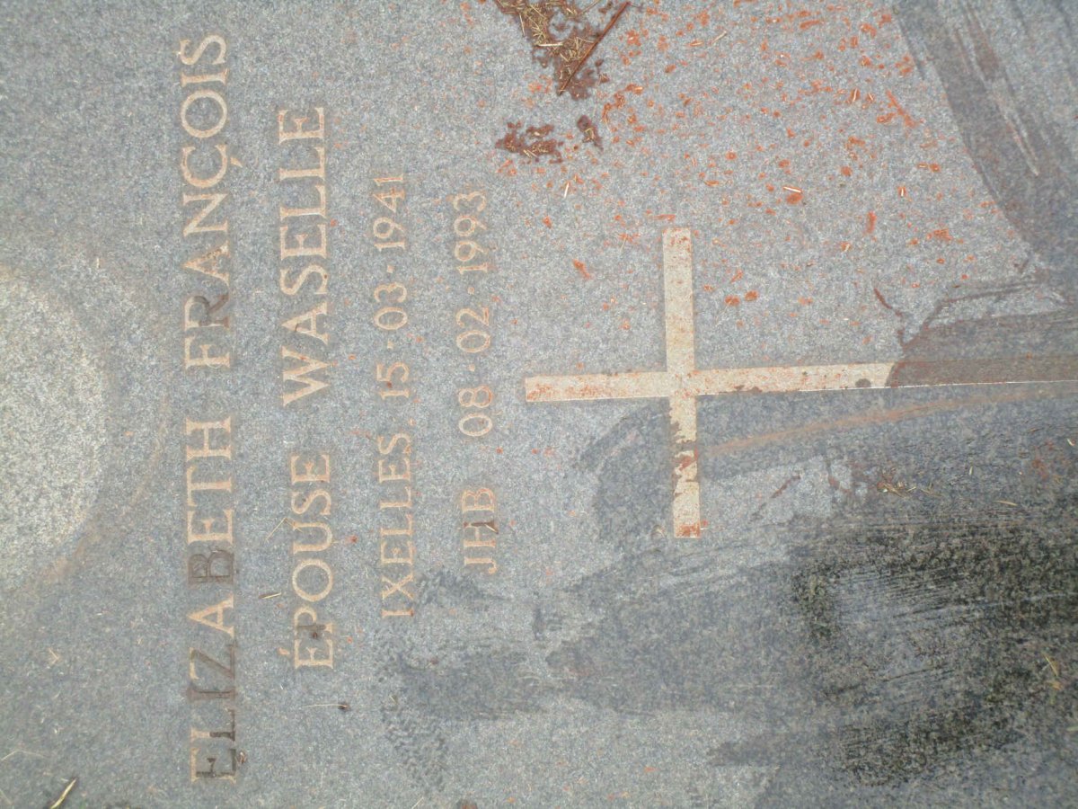 WASELLE Elizabeth Francois 1941-1993