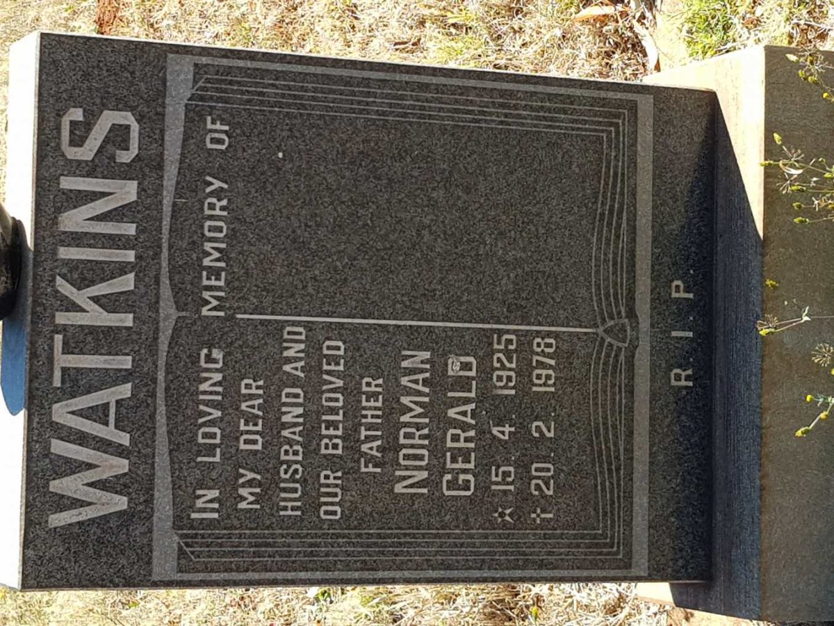 WATKINS Norman Gerald 1925-1978