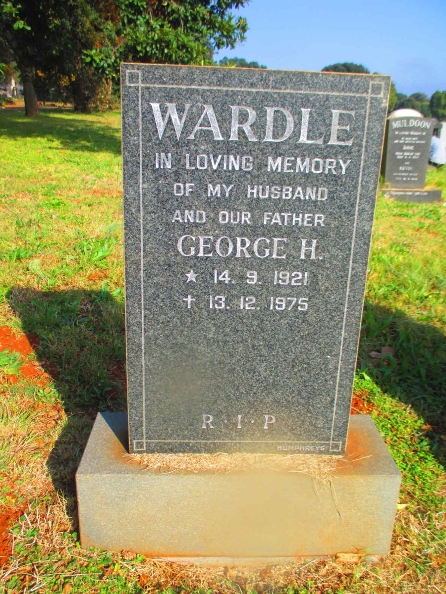 WARDLE George H. 1921-1975