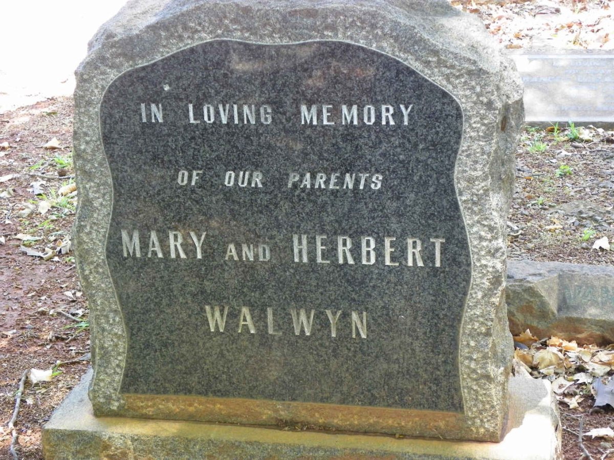 WALWYN Herbert &amp; Mary