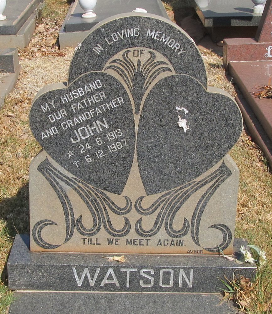 WATSON John 1913-1987