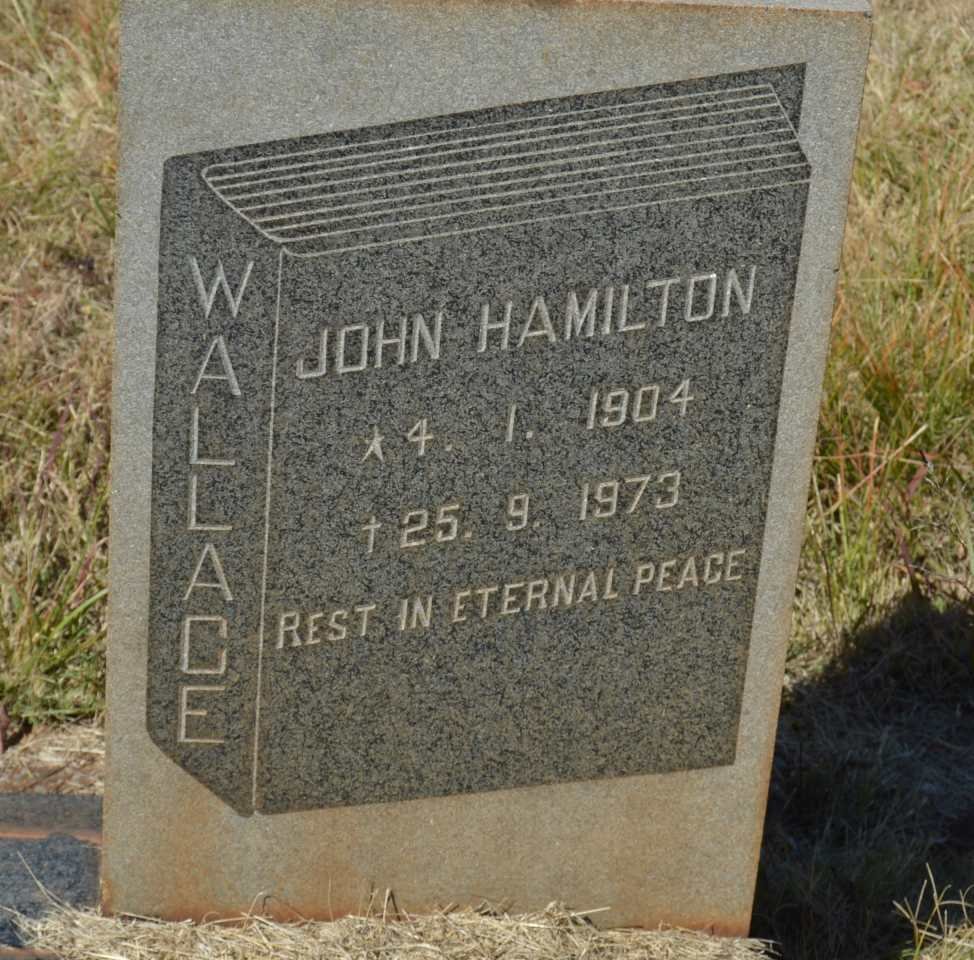 WALLACE John Hamilton 1904-1973