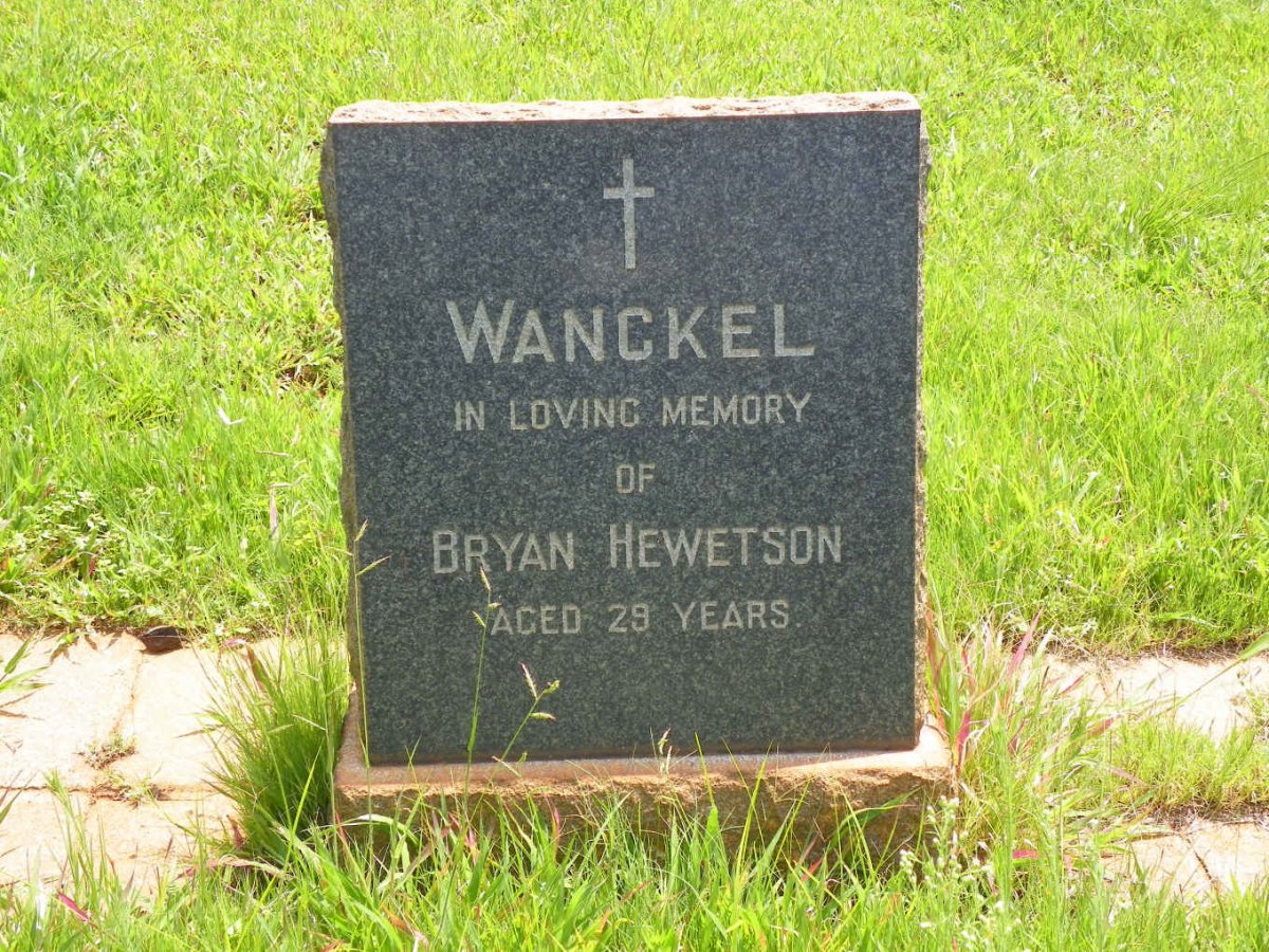 WANCKEL Bryan Hewetson