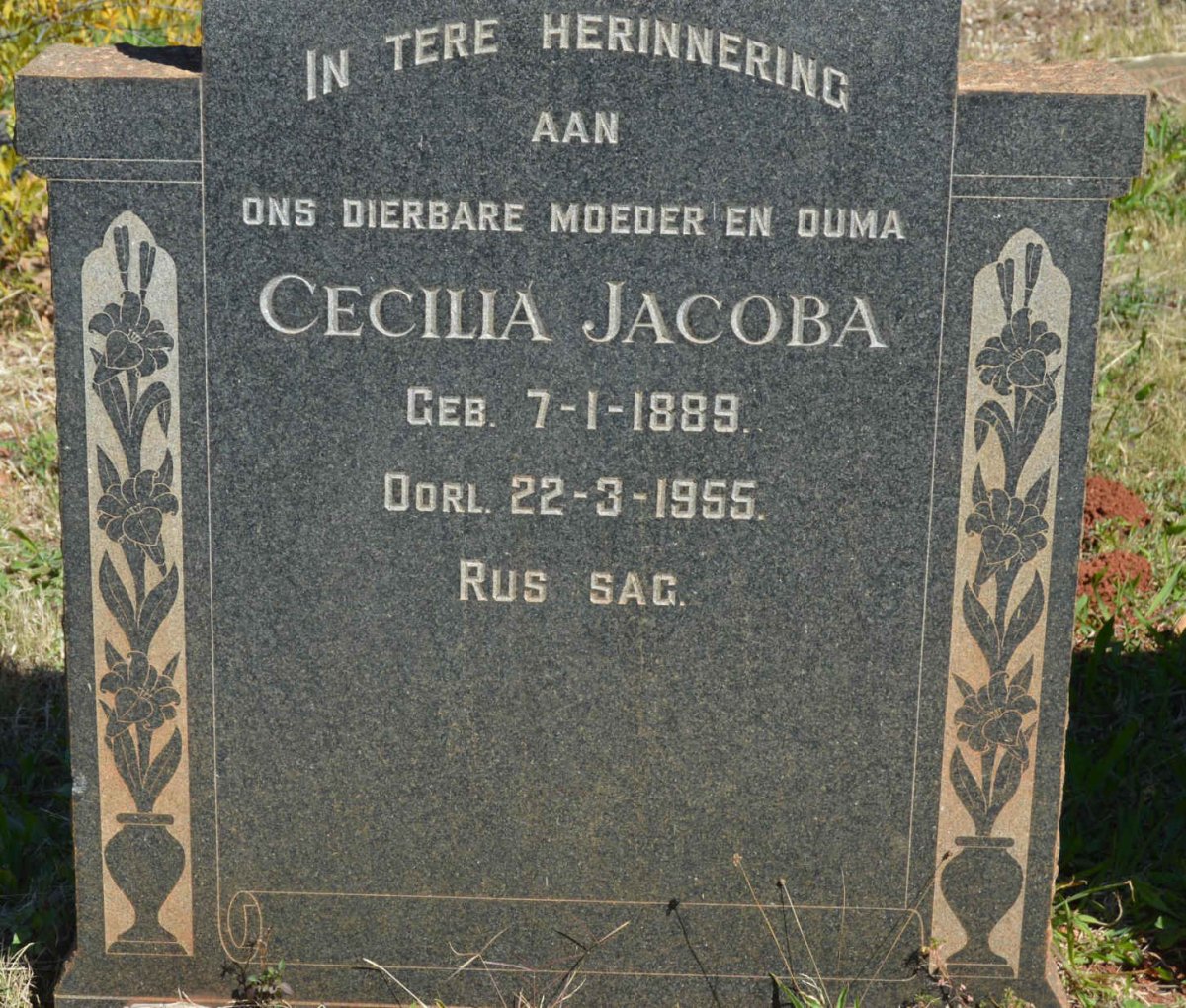 WALTERS Cecilia Jacoba 1889-1955