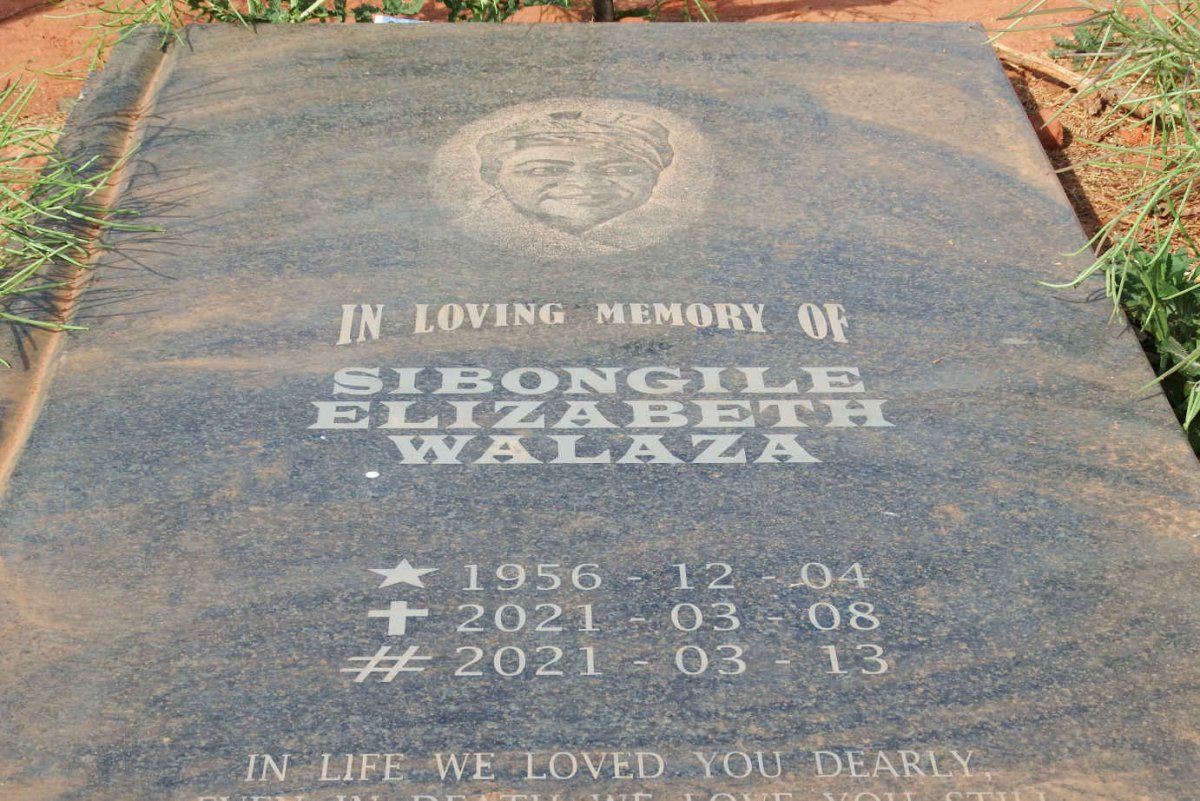 WALAZA Sibongile Elizabeth 1956-2021