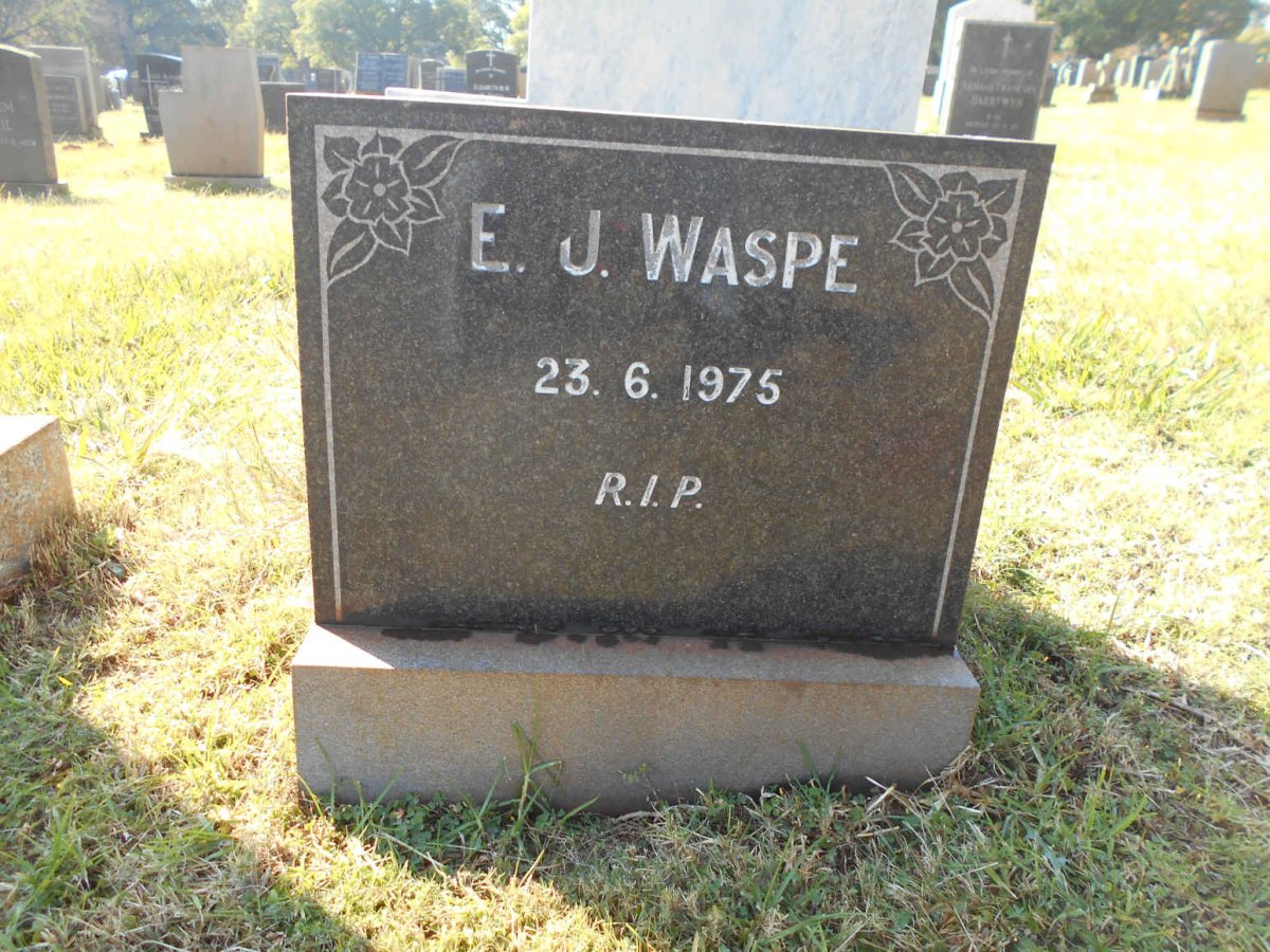 WASPE E.J. -1975