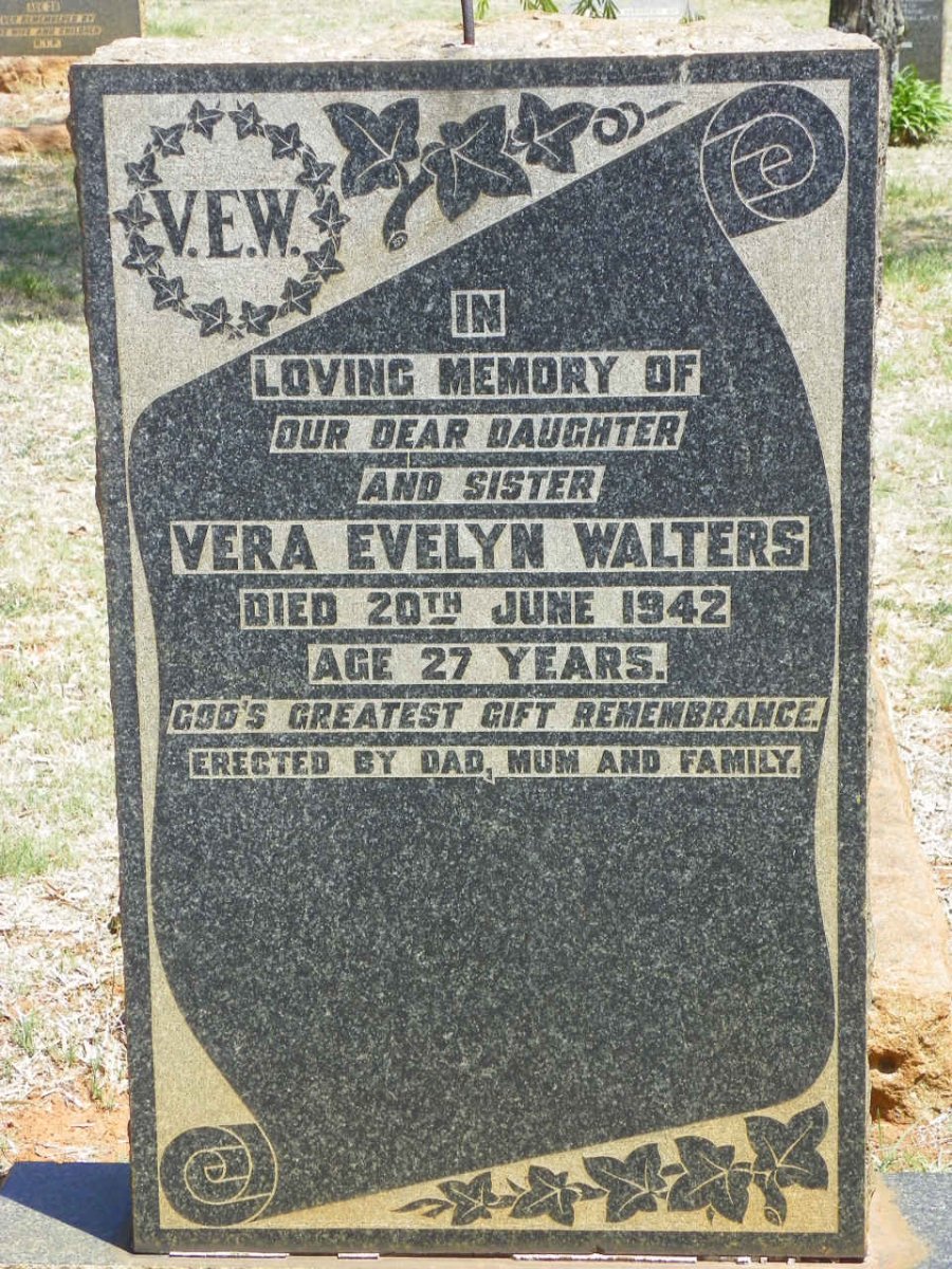 WALTERS Vera Evelyn -1942