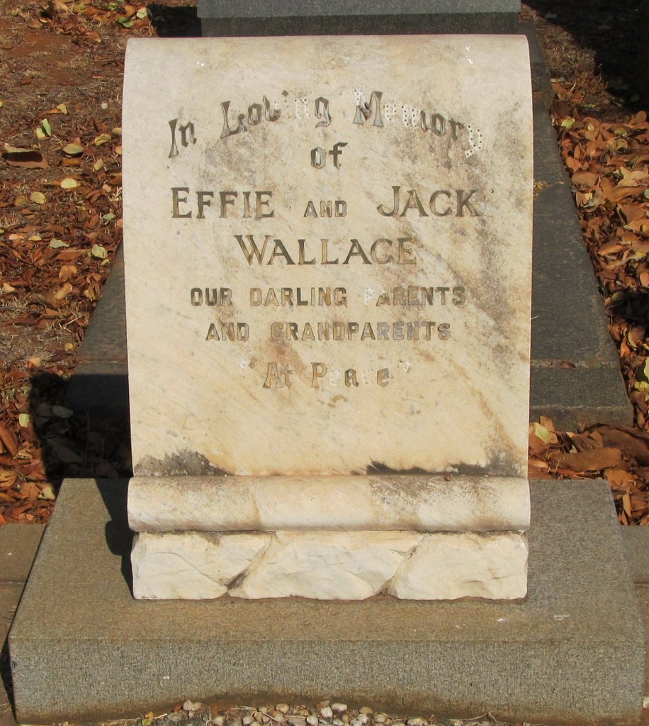 WALLACE Jack &amp; Effie