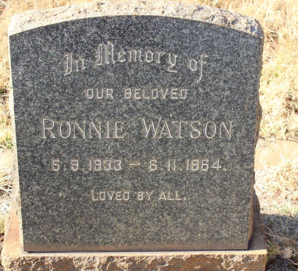 WATSON Ronnie 1933-1964