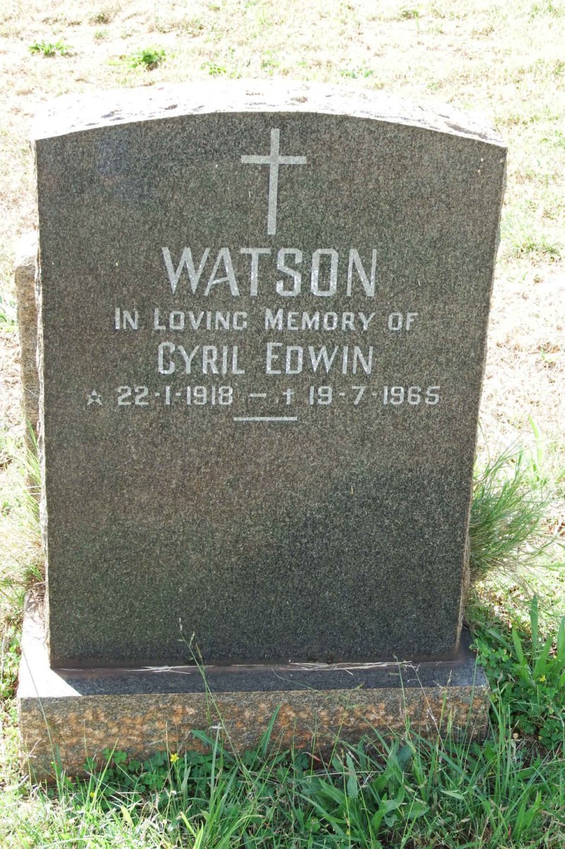 WATSON Cyril Edwin 1918-1965