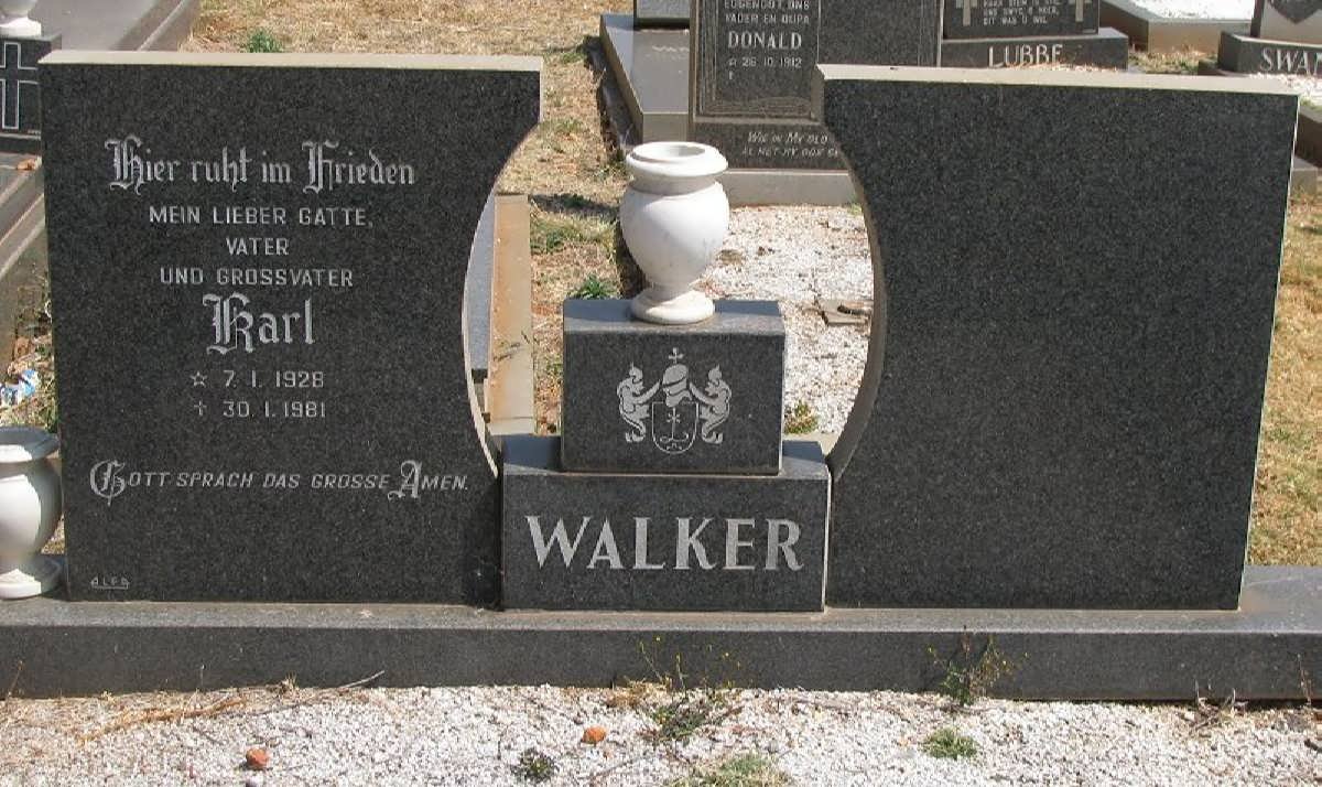 WALKER Karl 1928-1981