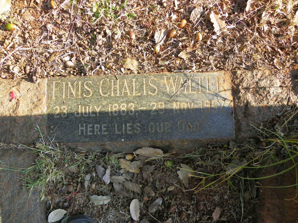 WALTER Finis Chalis 1883-1957 &amp; Letitia 1885-1957
