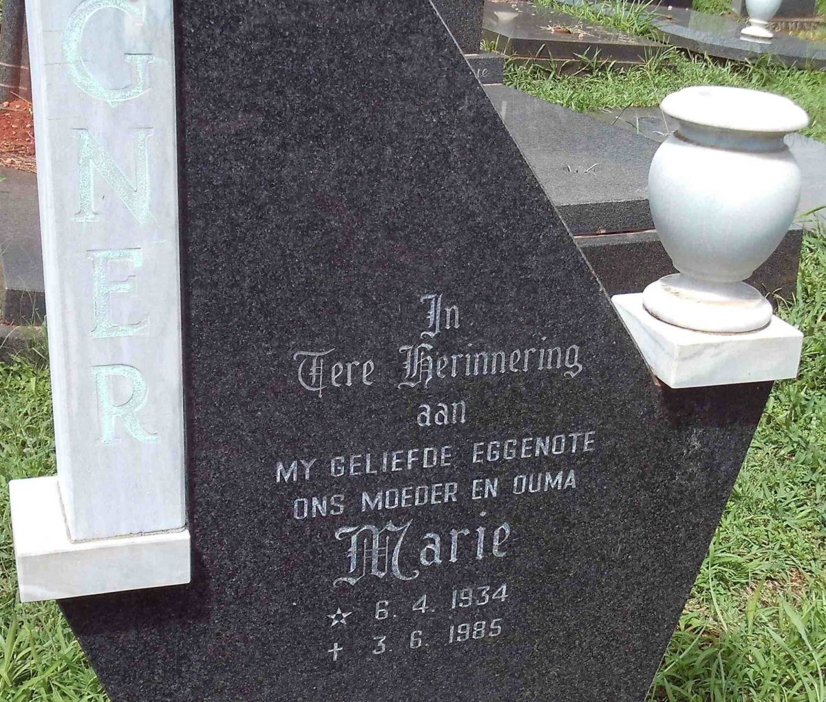 WAGNER Marie 1934-1985