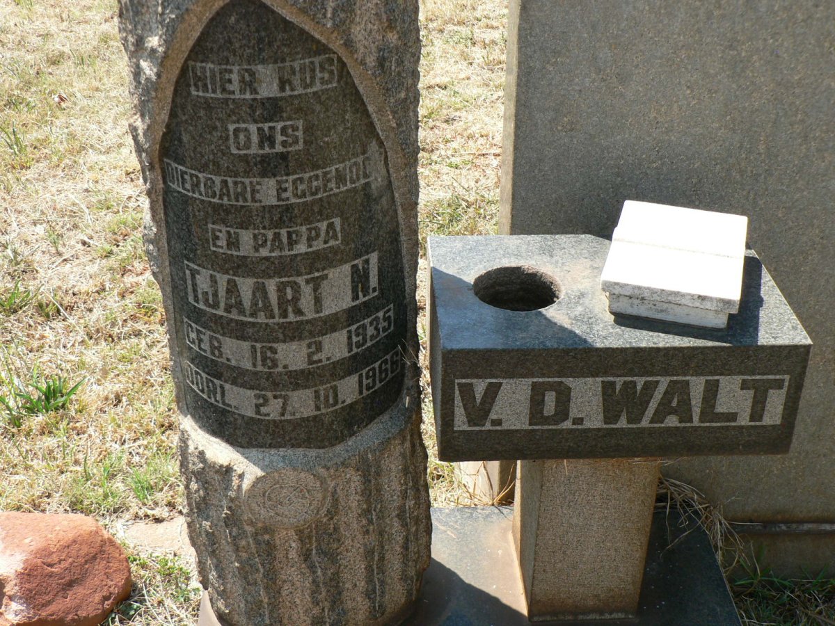 WALT Tjaart N., v.d. 1935-1966