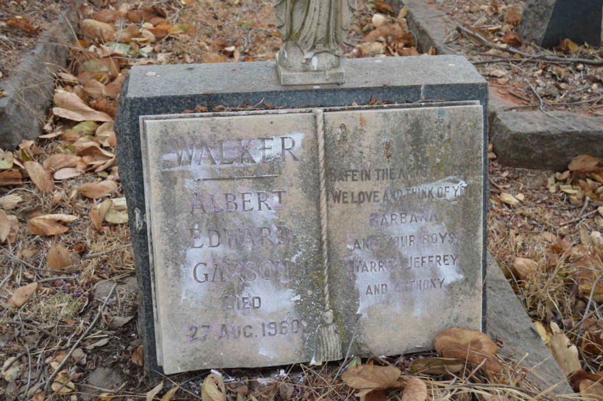 WALKER Albert Edward Garson -1960