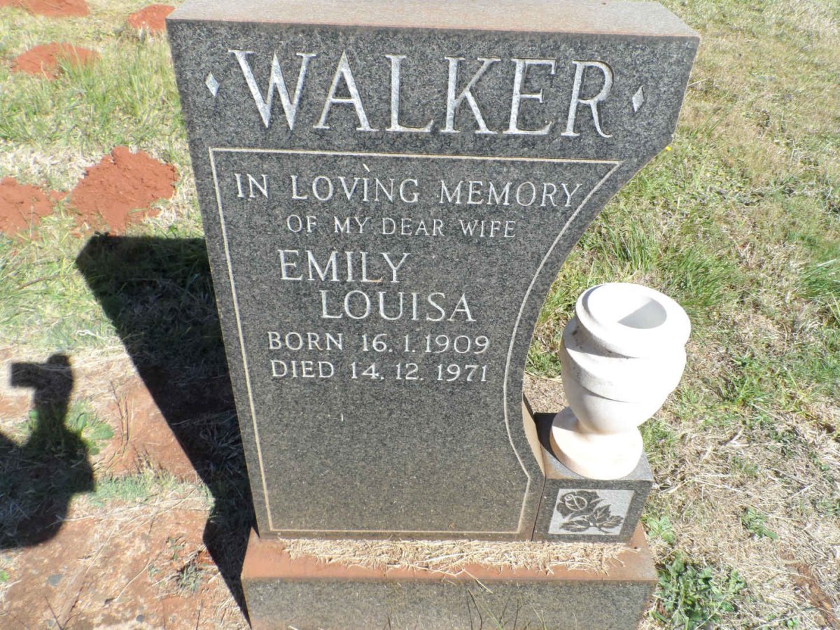 WALKER Emily Louisa 1909-1971