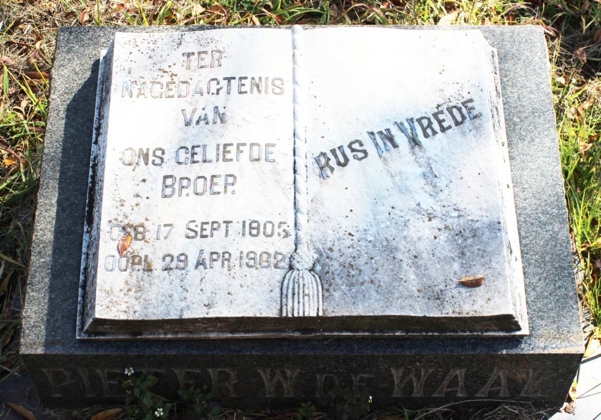 WAAL Pieter W., de 1905-1962