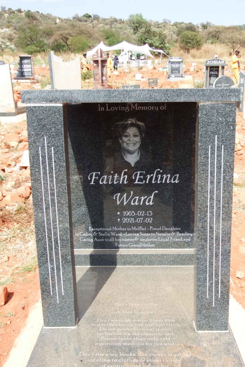 WARD Faith Erlina 1965-2021