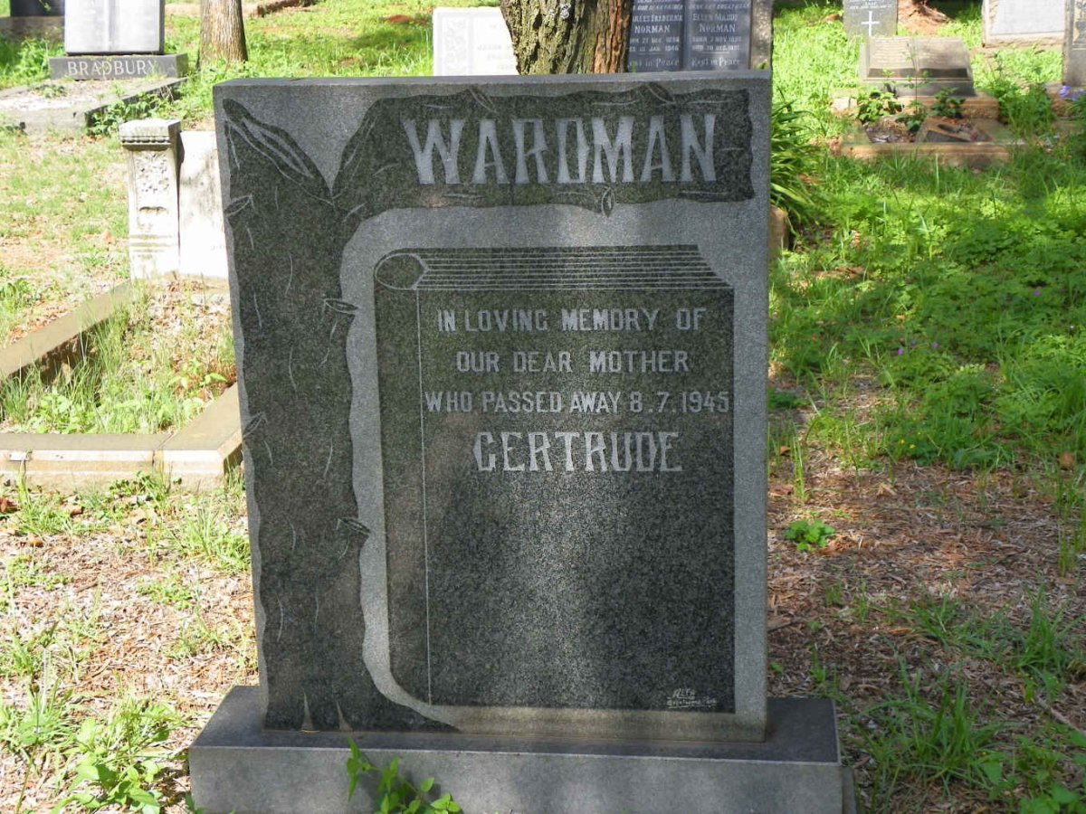 WARDMAN Gertrude -1945