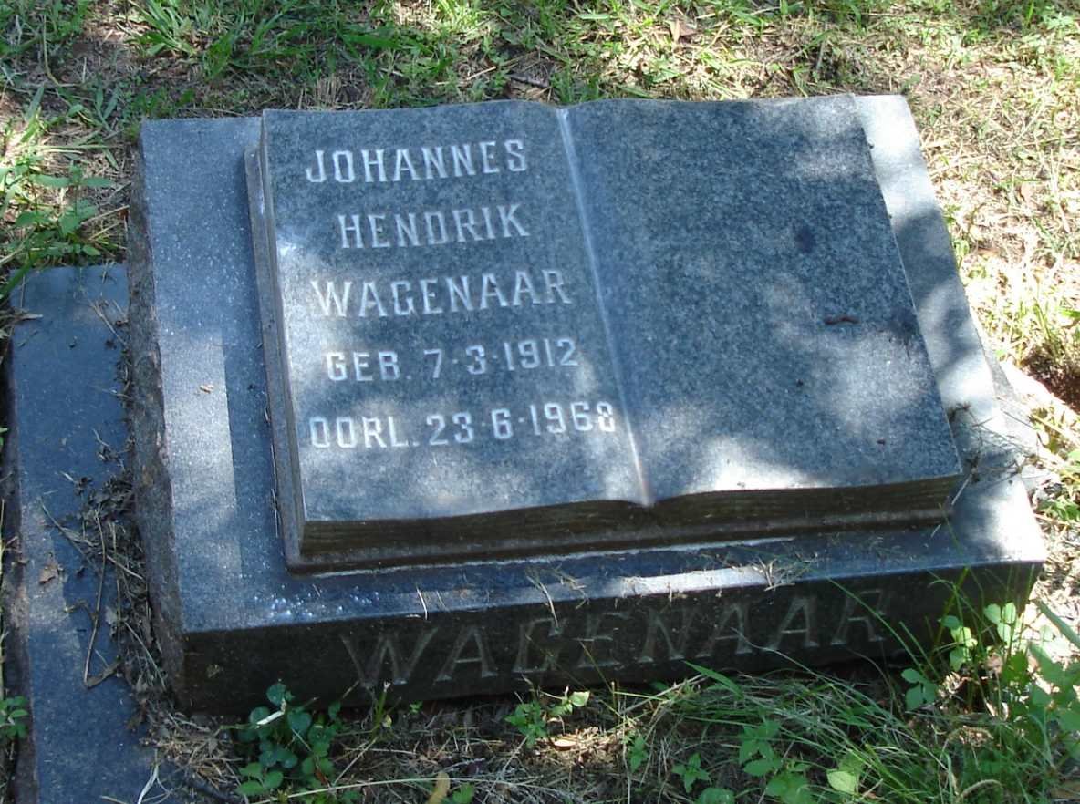 WAGENAAR Johannes Hendrik 1912-1968