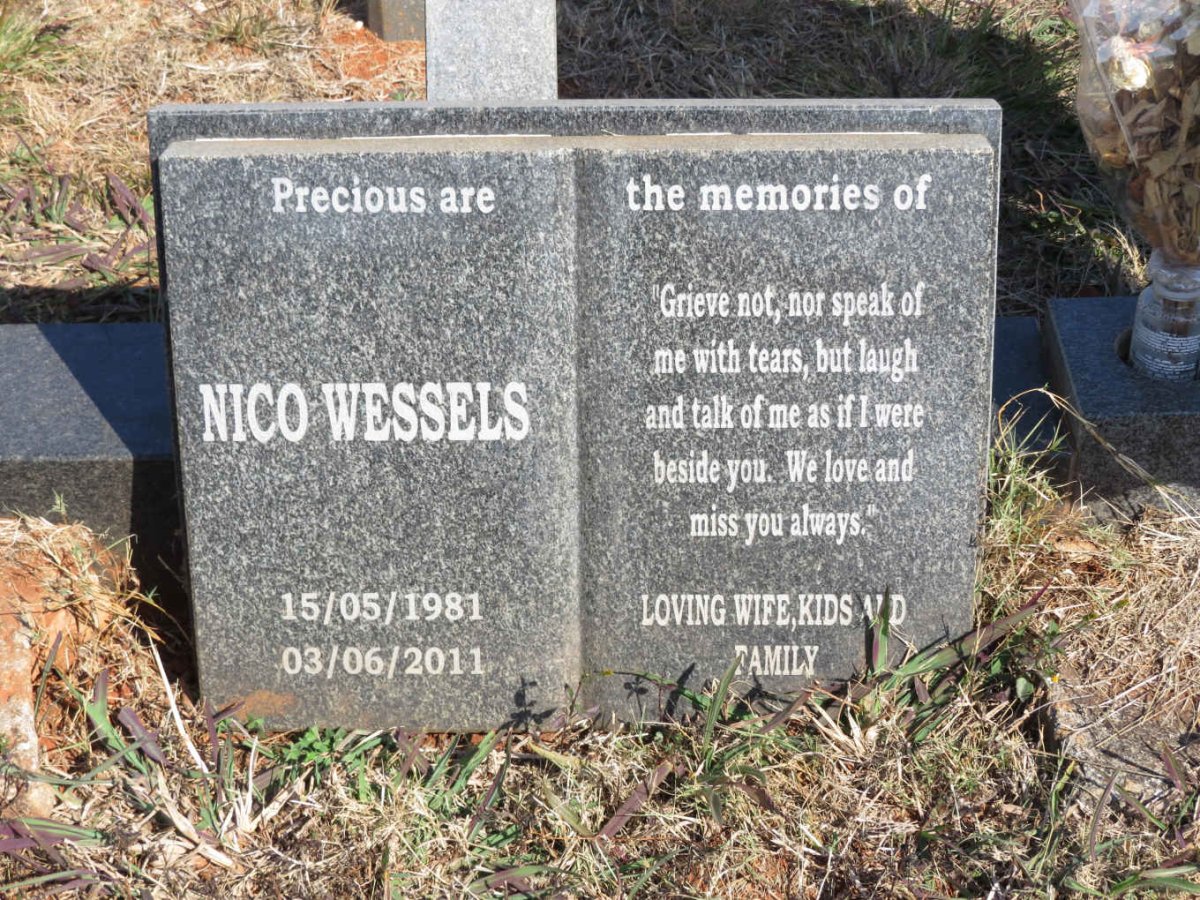 WESSELS Nico 1981-2011