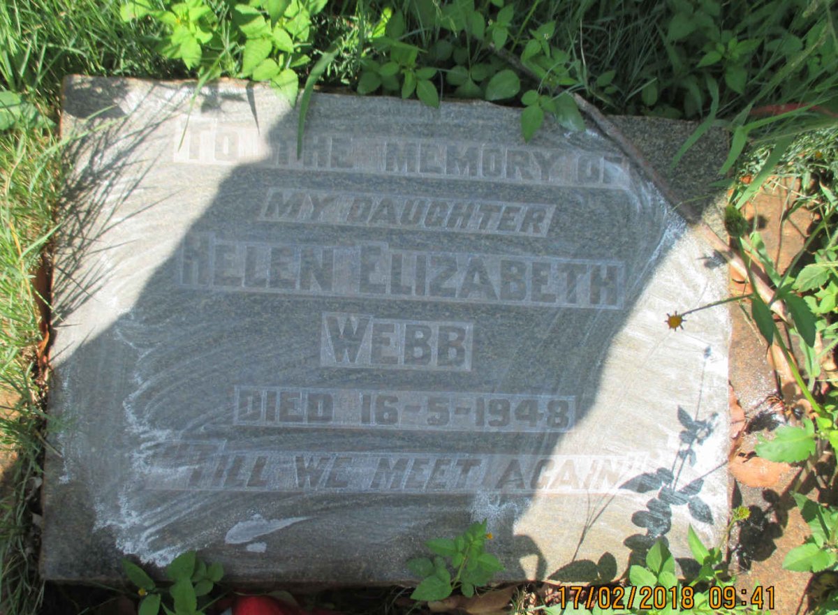 WEBB Helen Elizabeth -1948