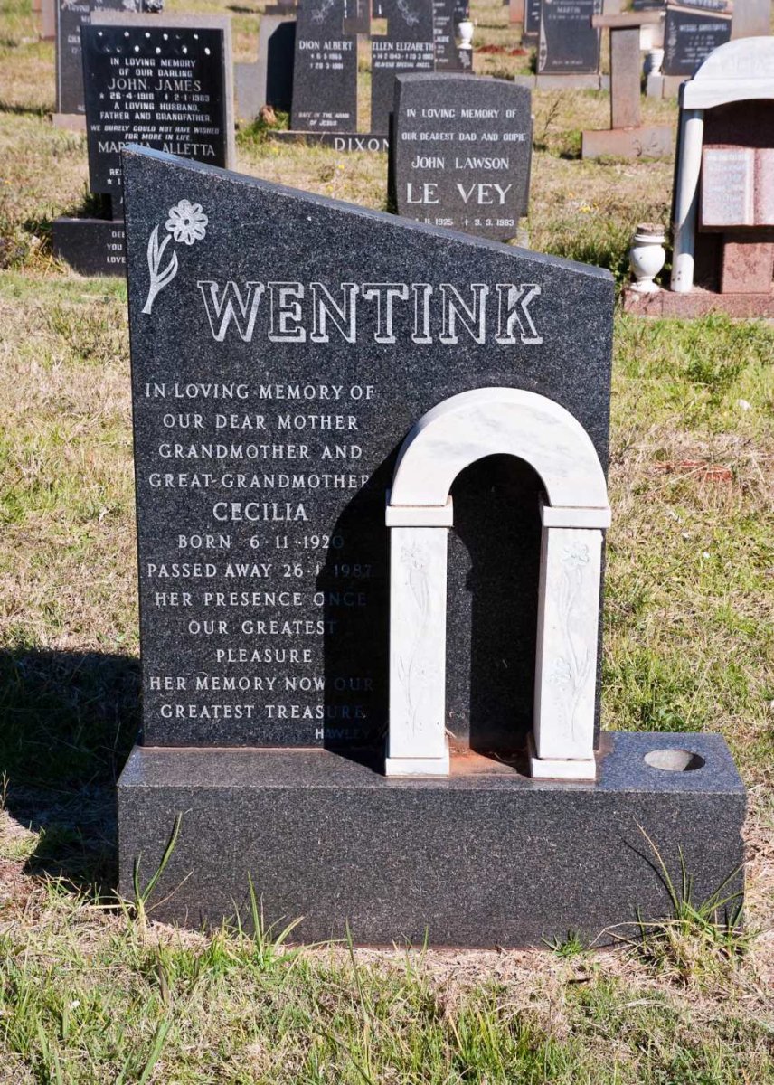 WENTINK Cecilia 1920-1987
