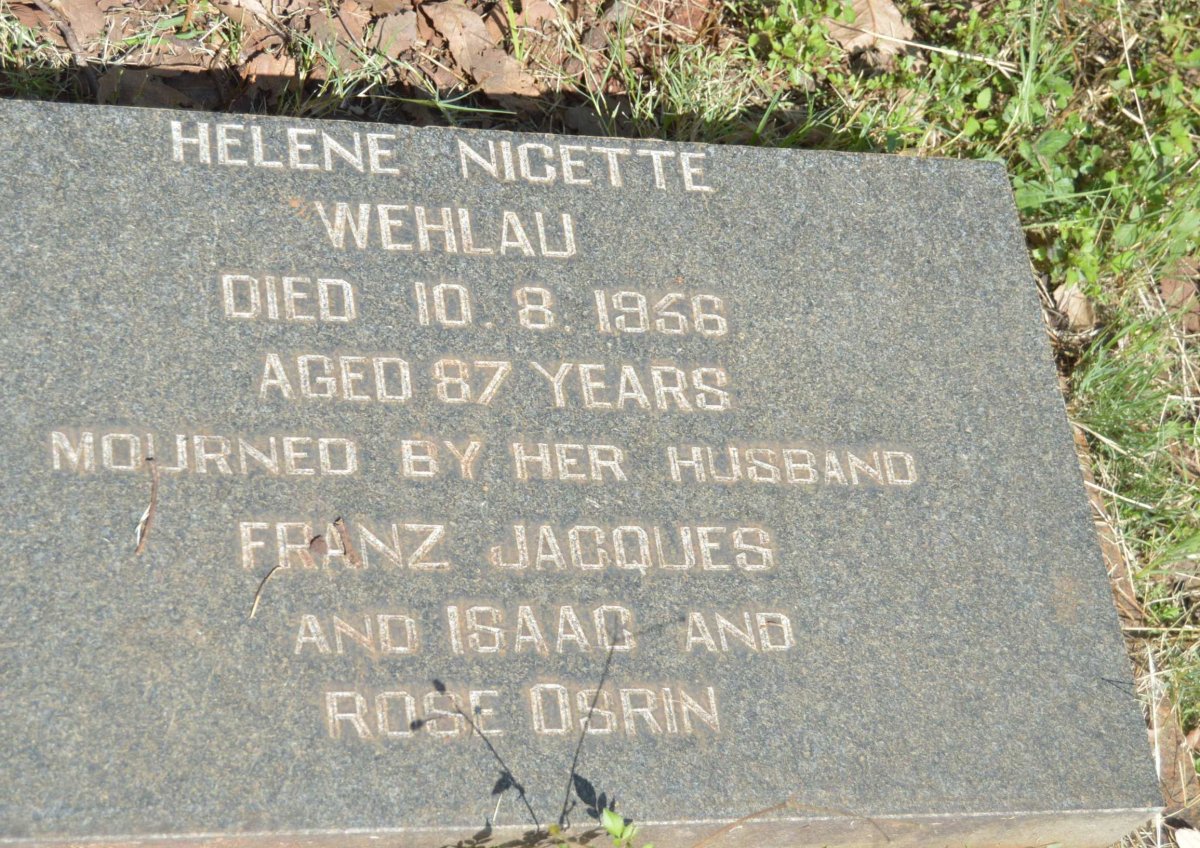 WEHLAU Helene Nicette -1956