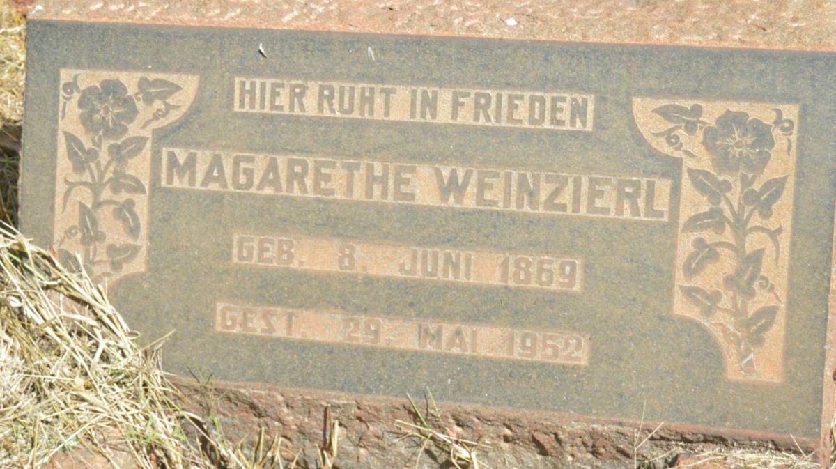 WEINZIERL Magarethe 1869-1952