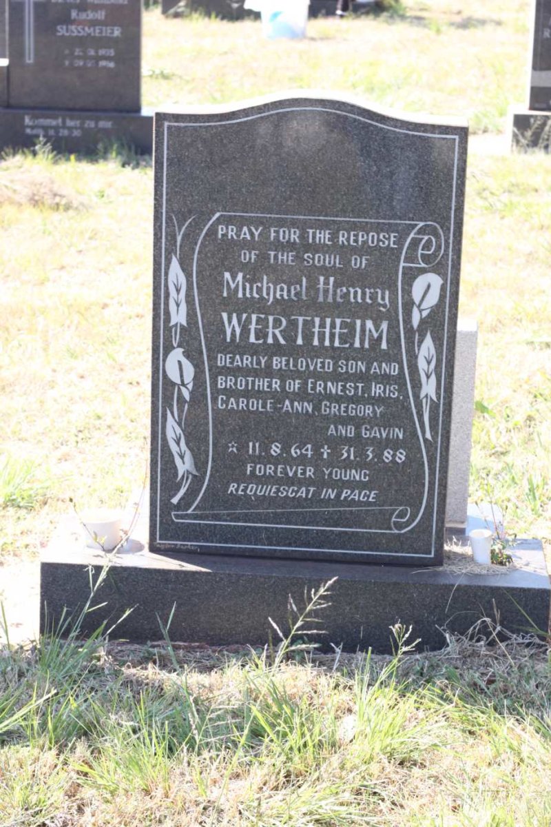 WERTHEIM Michael Henry 1964-1988