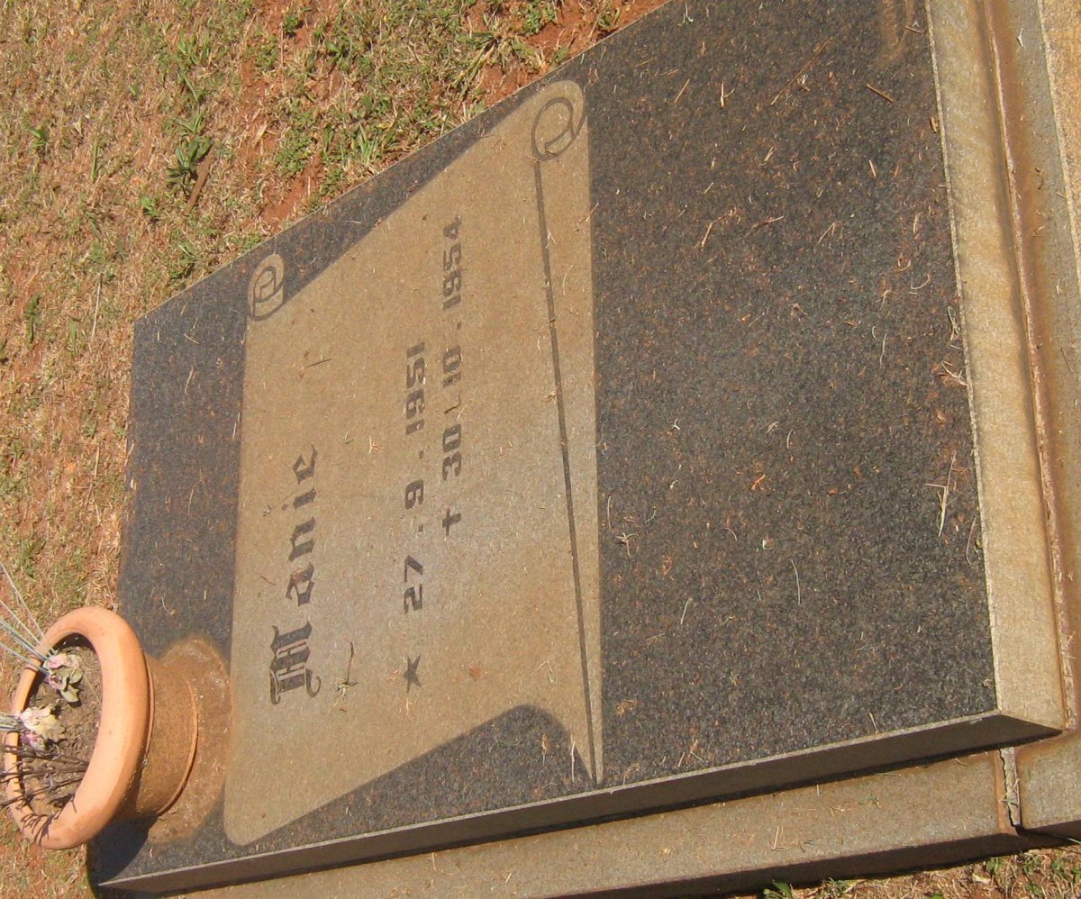 WESTHUIZEN Manie, van der 1951-1954
