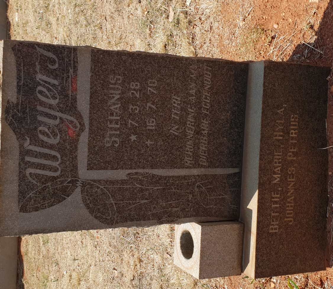 WEYERS Stefanus 1928-1970