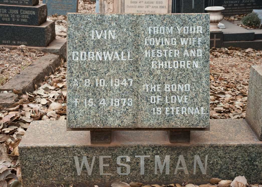 WESTMAN Ivin Cornwall 1947-1973