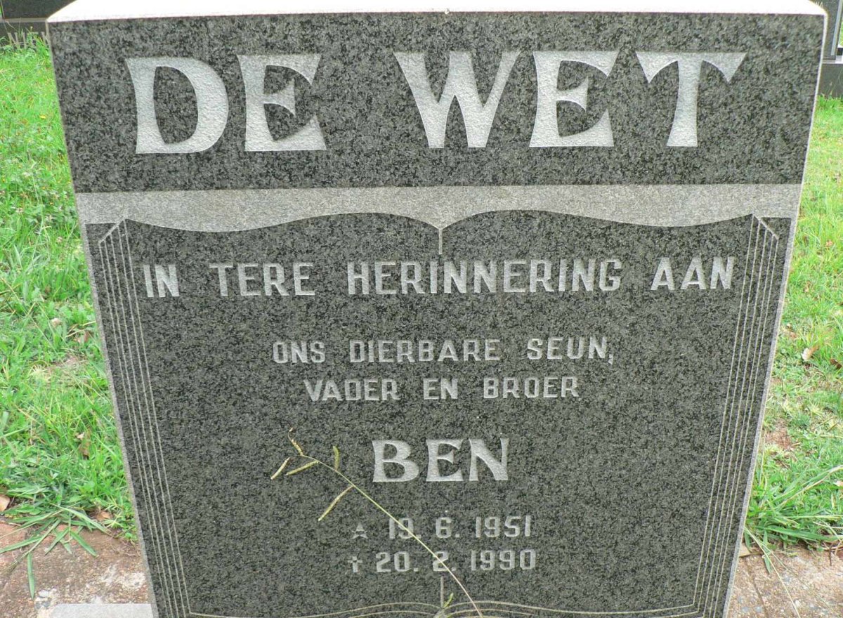 WET Ben, de 1951-1990