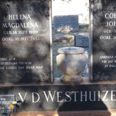 WESTHUIZEN Coenraad Johannes, v.d. 1891-1953 &amp; Helena Magdalena 1899-1954