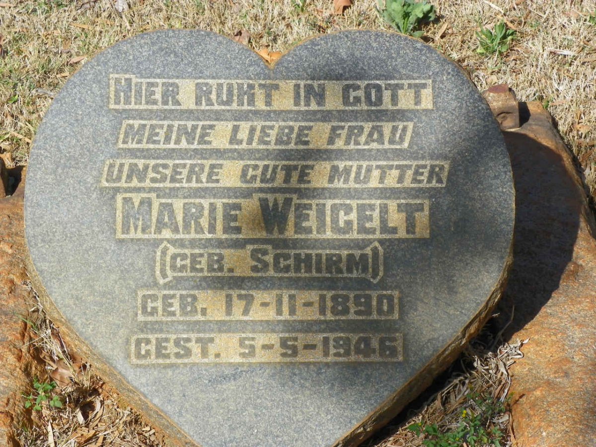 WEIGELT Marie nee SCHIRM 1890-1946